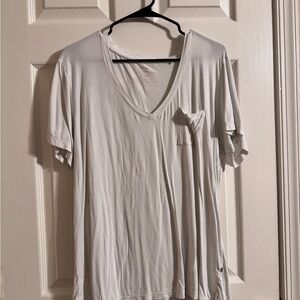 Little Sleepies White V-Neck T-Shirt